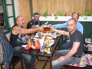 за приезд!